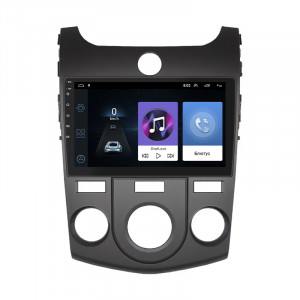 Штатная магнитола Lesko для Kia Cerato II Manual AC 2008-2013 экран 9" 1/16Gb Wi-Fi GPS Base