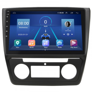 Штатная магнитола Lesko для Skoda Yeti I type B 2009-2014 экран 10" 6/128Gb 4G Wi-Fi GPS Top