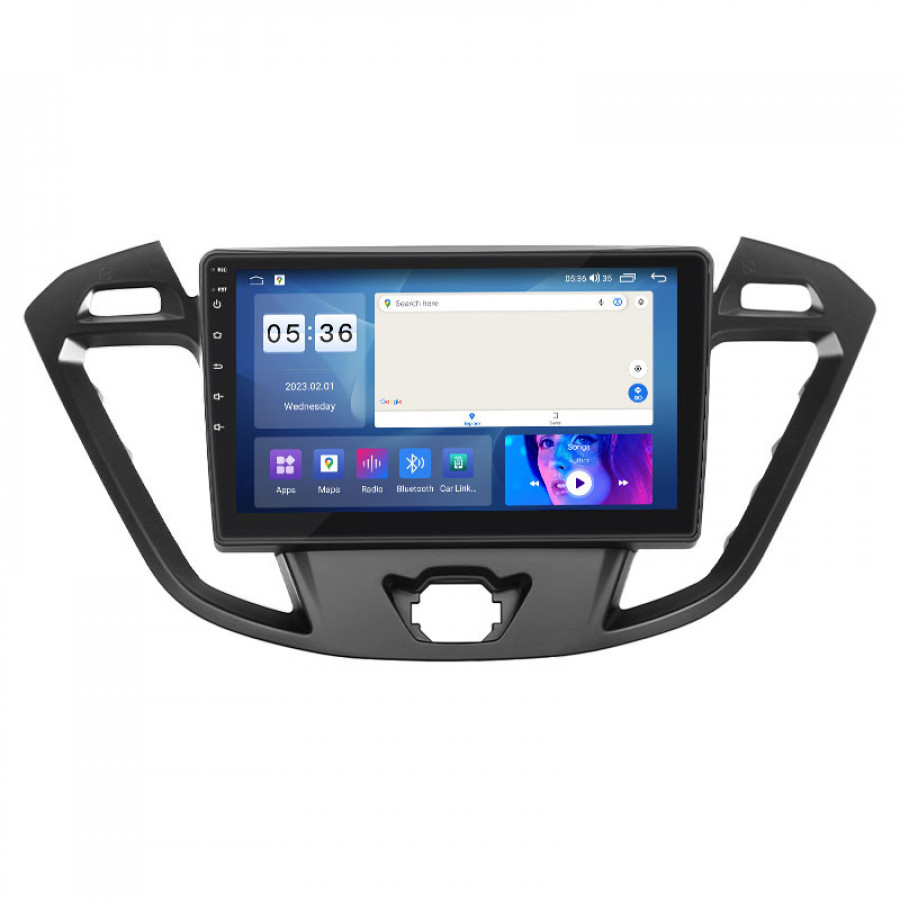Штатная магнитола Lesko для Ford Transit Connect II Рестайлинг 2018-н.в. экран 9" 4/64Gb CarPlay 4G Wi-Fi GPS Prime