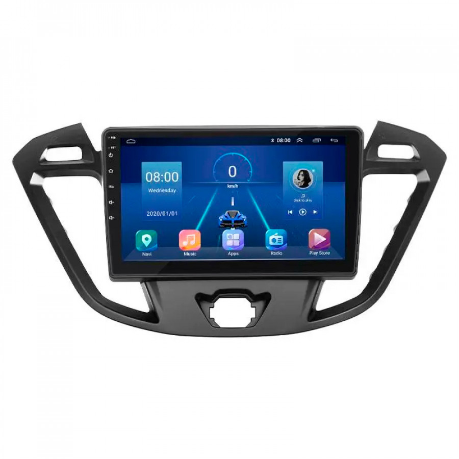 Штатная магнитола Lesko для Ford Transit Connect II Рестайлинг 2018-н.в. экран 9" 6/128Gb 4G Wi-Fi GPS Top