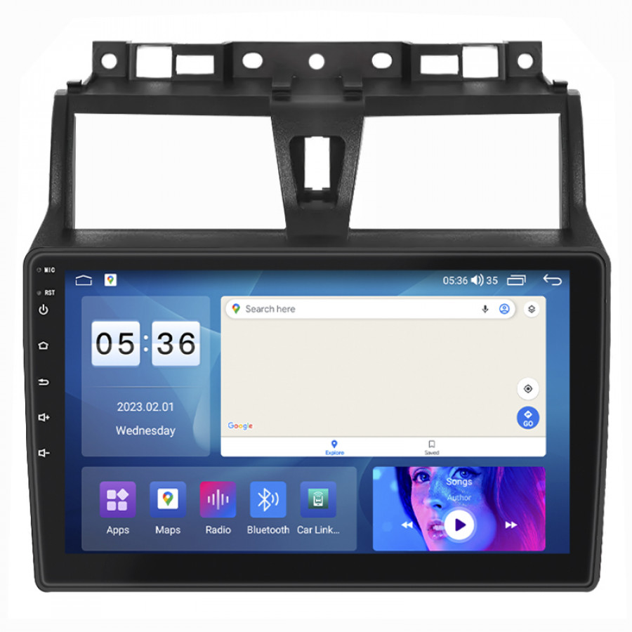 Штатная магнитола Lesko для Geely Emgrand EC7  2016-2018 экран 9" 2/32Gb CarPlay 4G Wi-Fi GPS Prime