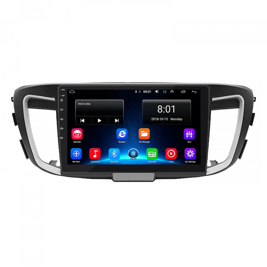 Штатная магнитола Lesko для Honda Accord IX 2012-2015 экран 10" 2/32Gb Wi-Fi GPS Base