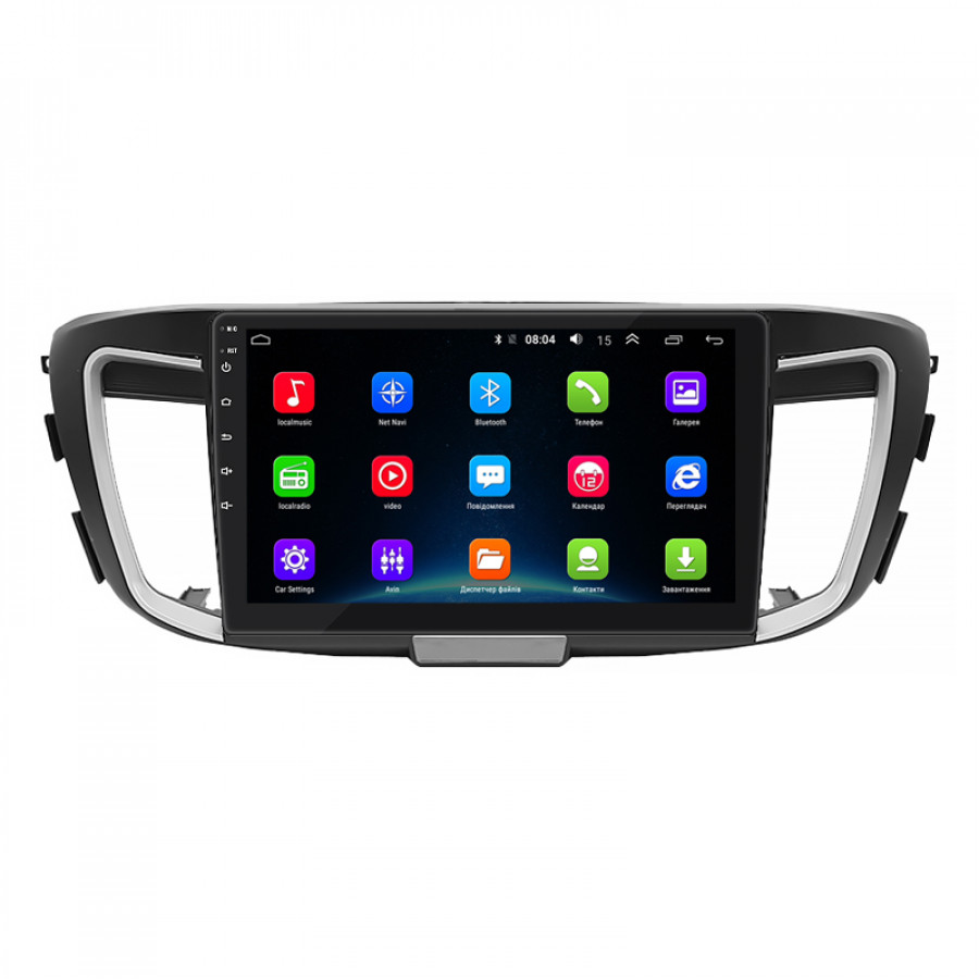 Штатная магнитола Lesko для Honda Accord IX 2012-2015 экран 10" 2/32Gb Wi-Fi GPS Base