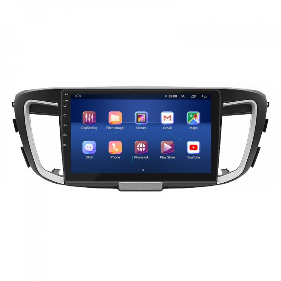 Штатная магнитола Lesko для Honda Accord IX 2012-2015 экран 10" 6/128Gb 4G Wi-Fi GPS Top