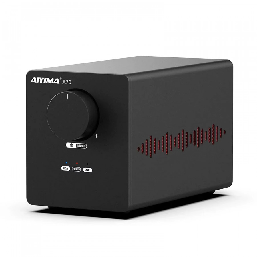 Підсилювач звуку AIYIMA A70 black + блок живлення 48V. AUX, 300Wx2 (TPA3255)
