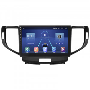 Штатная магнитола Lesko для Honda Accord VIII 2007-2011 экран 9" 4/64Gb 4G Wi-Fi GPS Top