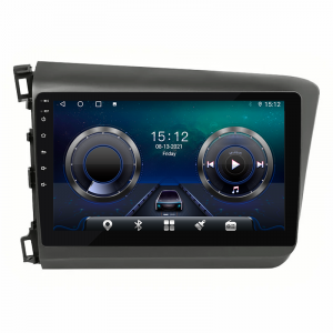 Штатная магнитола Lesko для Honda Civic IX 2011-2015 экран 9" 4/64Gb 4G Wi-Fi GPS Top
