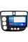 Штатная магнитола Lesko для Honda Civic VII 2000-2003 экран 9" 4/64Gb CarPlay 4G Wi-Fi GPS Prime