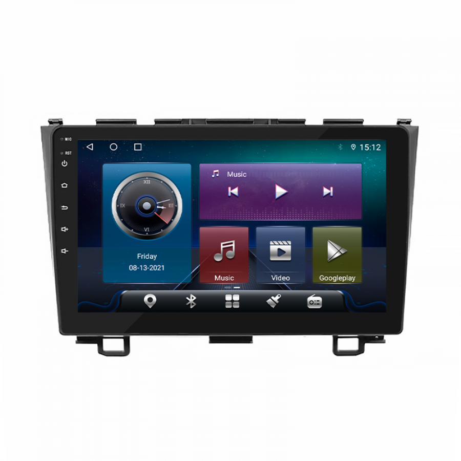 Штатная магнитола Lesko для Honda CR-V III 2006-2009 экран 9" 4/64Gb 4G Wi-Fi GPS Top