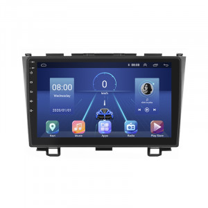 Штатная магнитола Lesko для Honda CR-V III 2006-2009 экран 9" 6/128Gb 4G Wi-Fi GPS Top