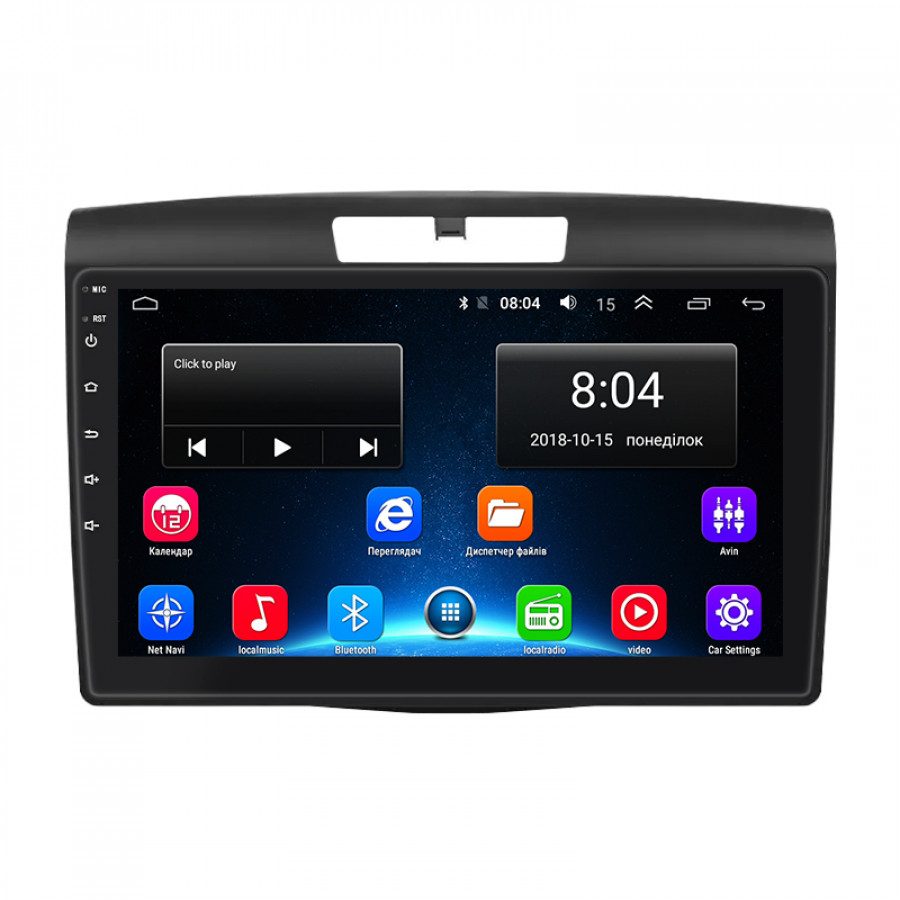 Штатная магнитола Lesko для Honda CR-V IV 2011-2015 экран 9" 2/32Gb Wi-Fi GPS Base