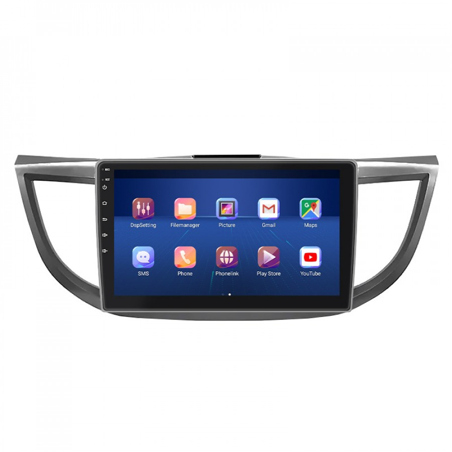 Штатная магнитола Lesko для Honda CR-V IV Рестайлинг 2014-2018 экран 10" 6/128Gb 4G Wi-Fi GPS Top