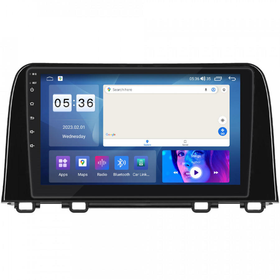 Штатная магнитола Lesko для Honda CR-V V 2016-2020 экран 9" 2/32Gb CarPlay 4G Wi-Fi GPS Prime