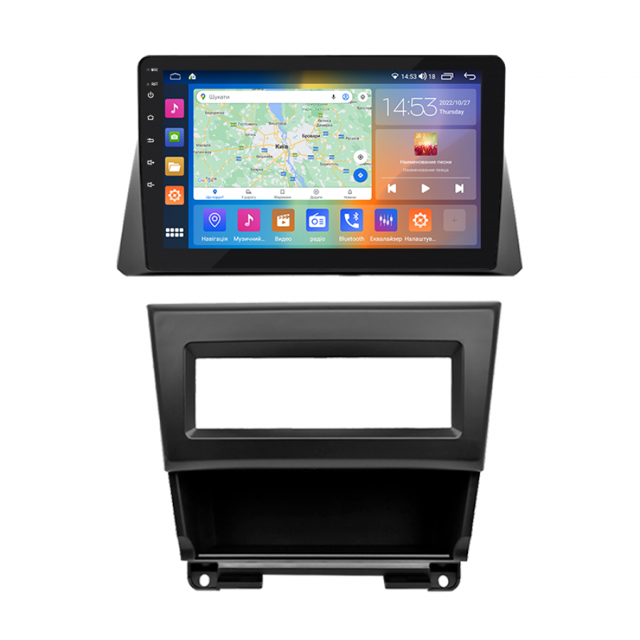 Штатная магнитола Lesko для Honda Crosstour I 2009-2012 экран 10" 4/64Gb CarPlay 4G Wi-Fi GPS Prime
