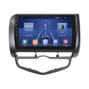 Штатная магнитола Lesko для Honda Fit I Auto AC 2001-2008 экран 9" 2/32Gb 4G Wi-Fi GPS Top