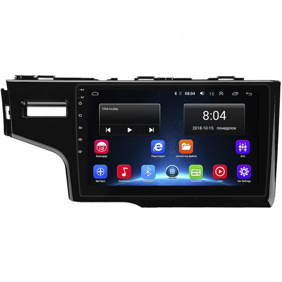 Штатная магнитола Lesko для Honda Fit III 2013-2017 экран 9" 2/32Gb Wi-Fi GPS Base