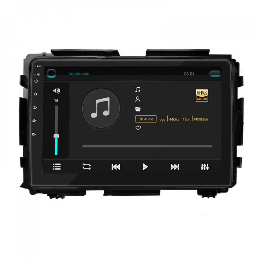 Штатная магнитола Lesko для Honda HR-V II 2013-2018 экран 9" 2/32Gb 4G Wi-Fi GPS Top
