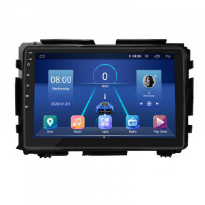 Штатная магнитола Lesko для Honda HR-V II 2013-2018 экран 9" 4/64Gb 4G Wi-Fi GPS Top