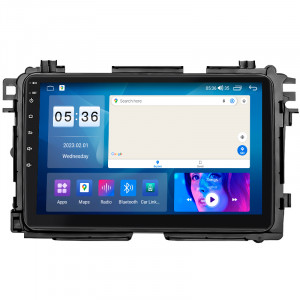 Штатная магнитола Lesko для Honda HR-V II Рестайлинг 2018-н.в. экран 9" 2/32Gb CarPlay 4G Wi-Fi GPS Prime