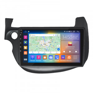 Штатная магнитола Lesko для Honda Jazz II 2008-2010 экран 10" 4/64Gb CarPlay 4G Wi-Fi GPS Prime