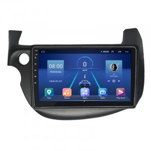 Штатная магнитола Lesko для Honda Jazz II 2008-2010 экран 10" 6/128Gb 4G Wi-Fi GPS Top