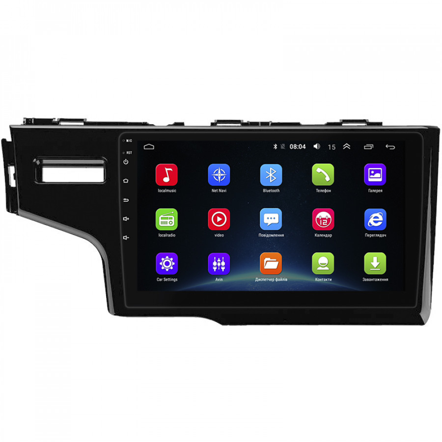 Штатная магнитола Lesko для Honda Jazz III 2014-2017 экран 9" 2/32Gb Wi-Fi GPS Base