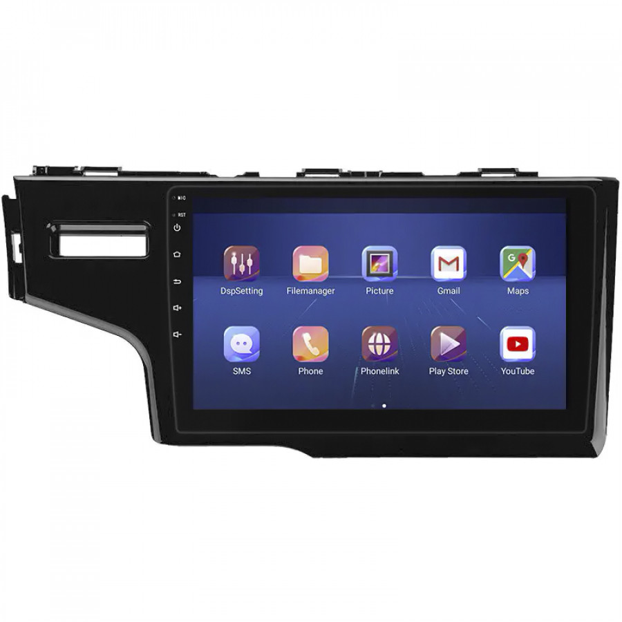Штатная магнитола Lesko для Honda Jazz III 2014-2017 экран 9" 6/128Gb 4G Wi-Fi GPS Top