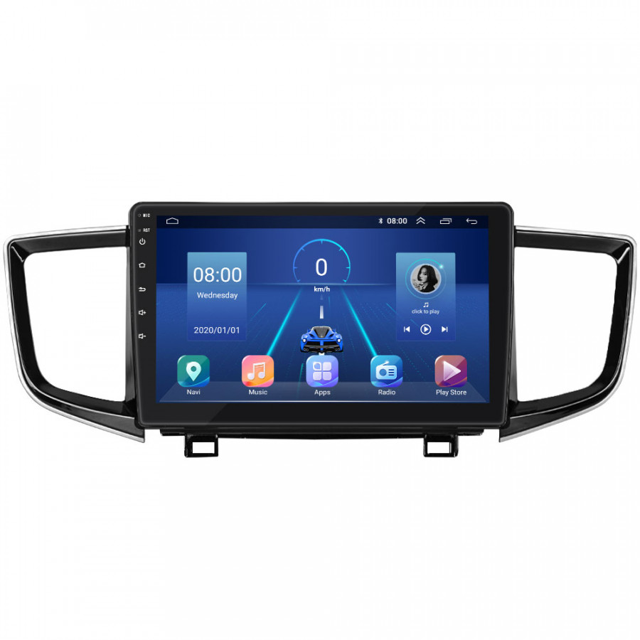 Штатная магнитола Lesko для Honda Pilot III 2015-2018 экран 10" 6/128Gb 4G Wi-Fi GPS Top