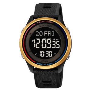 Спортивний чоловічий годинник Skmei 2348BKGD Black-Gold