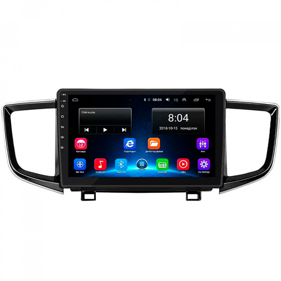 Штатная магнитола Lesko для Honda Pilot III Рестайлинг 2018-н.в. экран 10" 2/32Gb Wi-Fi GPS Base