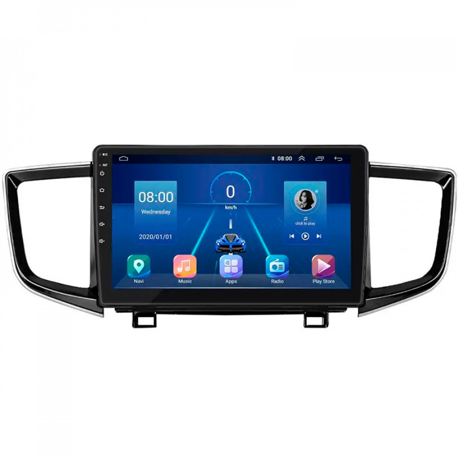 Штатная магнитола Lesko для Honda Pilot III Рестайлинг 2018-н.в. экран 10" 4/64Gb 4G Wi-Fi GPS Top