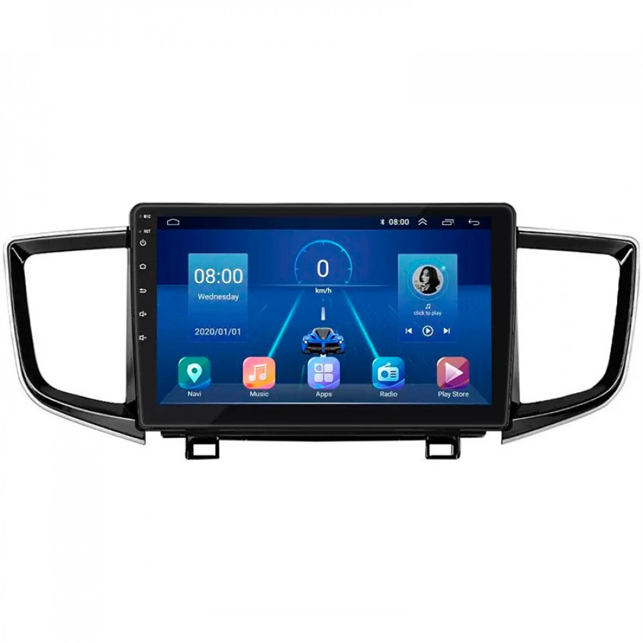 Штатная магнитола Lesko для Honda Pilot III Рестайлинг 2018-н.в. экран 10" 6/128Gb 4G Wi-Fi GPS Top