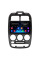 Штатная магнитола Lesko для Hyundai Accent II 1999-2012 экран 9" 2/32Gb Wi-Fi GPS Base