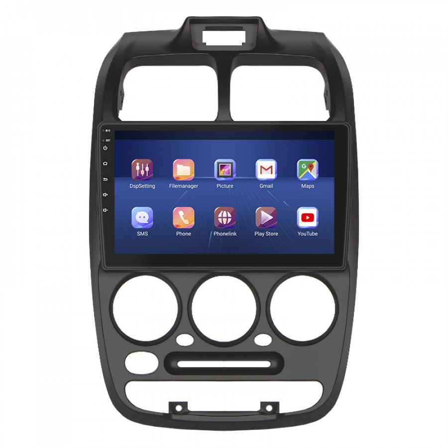 Штатная магнитола Lesko для Hyundai Accent II 1999-2012 экран 9" 4/64Gb 4G Wi-Fi GPS Top