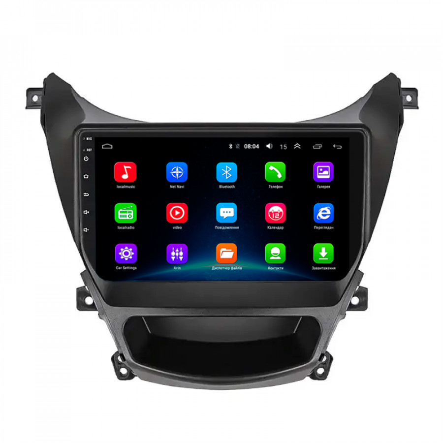Штатная магнитола Lesko для Hyundai Avante V 2010-2015 экран 9" 2/32Gb Wi-Fi GPS Base