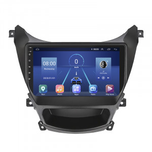 Штатная магнитола Lesko для Hyundai Avante V 2010-2015 экран 9" 4/64Gb 4G Wi-Fi GPS Top