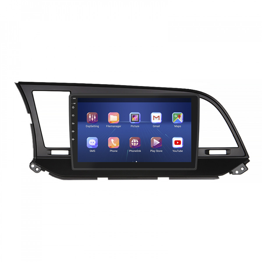 Штатная магнитола Lesko для Hyundai Avante VI 2015-н.в. экран 9" 6/128Gb 4G Wi-Fi GPS Top