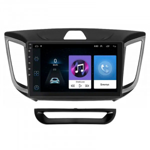 Штатная магнитола Lesko для Hyundai Creta I 2016-2020 экран 10" 2/32Gb Wi-Fi GPS Base