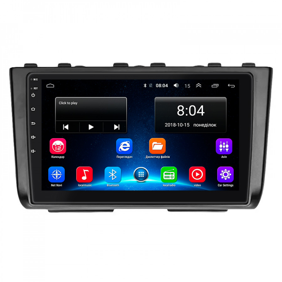 Штатная магнитола Lesko для Hyundai Creta I Рестайлинг 2020-2021 экран 9" 2/32Gb Wi-Fi GPS Base