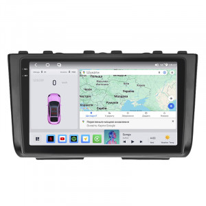 Штатная магнитола Lesko для Hyundai Creta II 2021-н.в. экран 9" 4/64 QLED CarPlay 4G Wi-Fi GPS 360 Prime