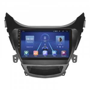 Штатная магнитола Lesko для Hyundai Elantra V (MD) 2010-2014 экран 9" 6/128Gb 4G Wi-Fi GPS Top