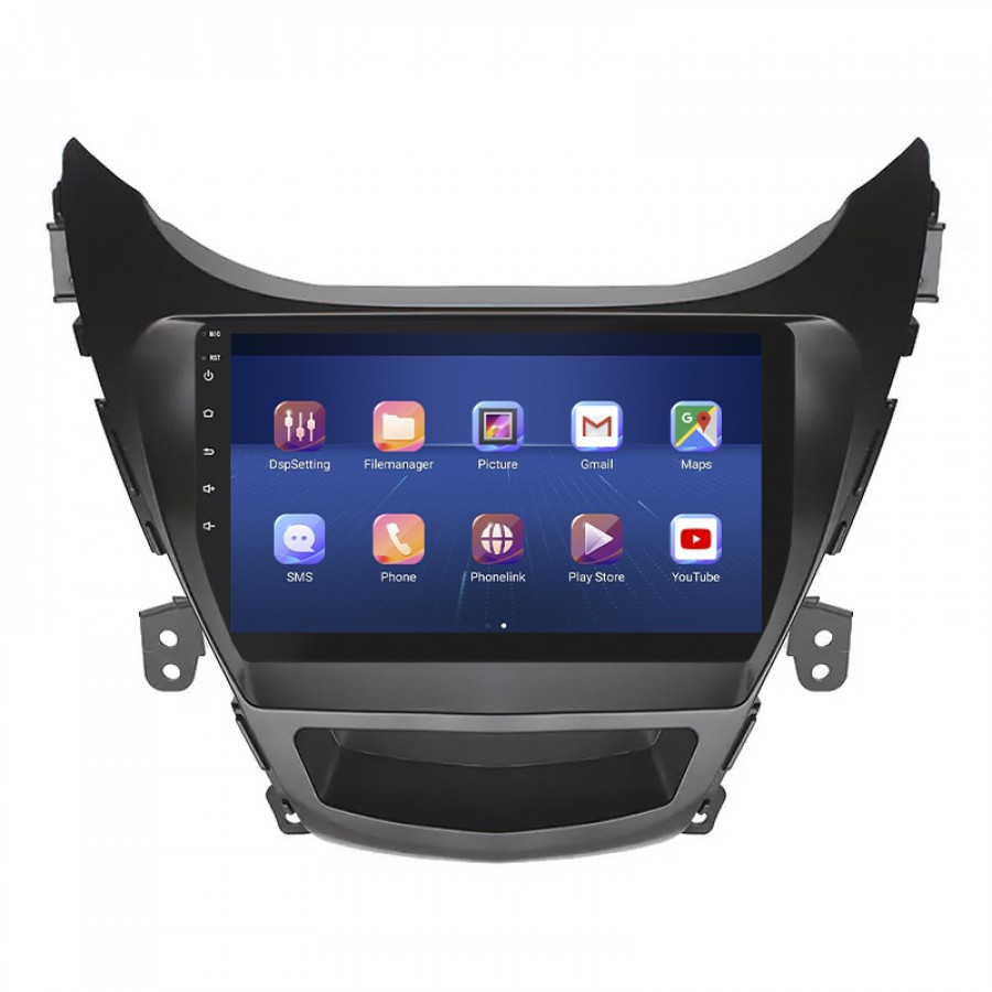 Штатная магнитола Lesko для Hyundai Elantra V (MD) 2010-2014 экран 9" 6/128Gb 4G Wi-Fi GPS Top