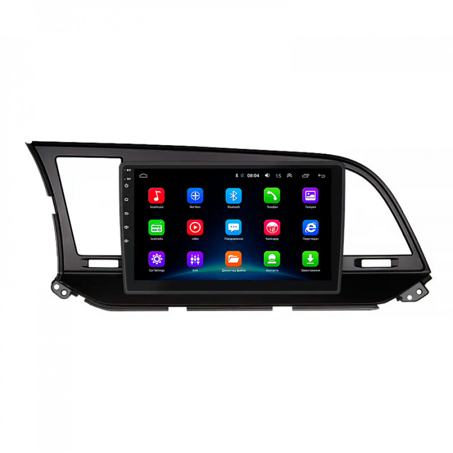 Штатная магнитола Lesko для Hyundai Elantra VI (AD) 2015-2019 экран 9" 2/32Gb Wi-Fi GPS Base