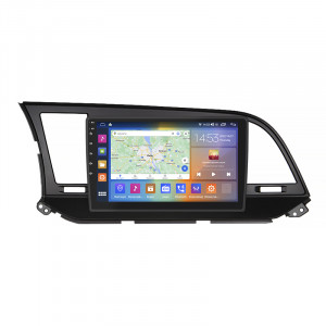 Штатная магнитола Lesko для Hyundai Elantra VI (AD) Рестайлинг 2018-2020 экран 9" 4/64Gb CarPlay 4G Wi-Fi GPS Prime