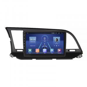 Штатная магнитола Lesko для Hyundai Elantra VI (AD) Рестайлинг 2018-2020 экран 9" 6/128Gb 4G Wi-Fi GPS Top
