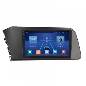 Штатная магнитола Lesko для Hyundai Elantra VII (CN7) 2020-н.в. экран 9" 4/64Gb 4G Wi-Fi GPS Top