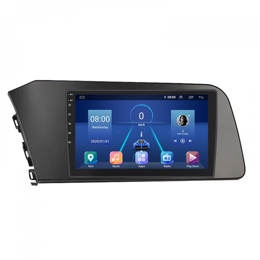 Штатная магнитола Lesko для Hyundai Elantra VII (CN7) 2020-н.в. экран 9" 6/128Gb 4G Wi-Fi GPS Top