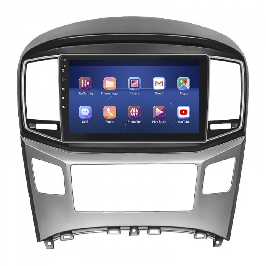 Штатная магнитола Lesko для Hyundai Grand Starex I Рестайлинг 2015-2018 экран 9" 6/128Gb 4G Wi-Fi GPS Top