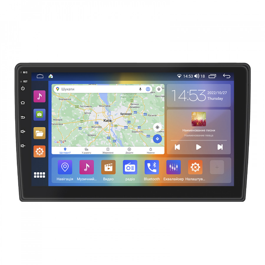 Штатная магнитола Lesko для Hyundai Grandeur IV 2005-2009 экран 9" 2/32Gb CarPlay 4G Wi-Fi GPS Prime