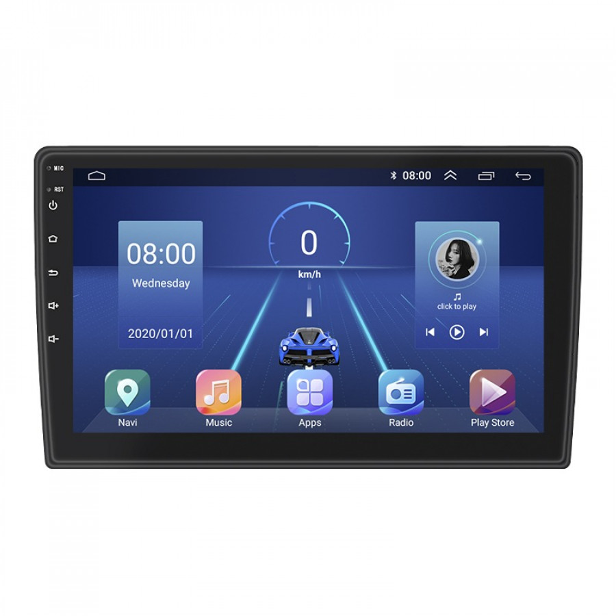 Штатная магнитола Lesko для Hyundai Grandeur IV Рестайлинг 2009-2011 экран 9" 6/128Gb 4G Wi-Fi GPS Top